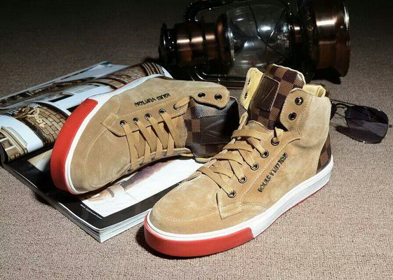 LV High-Top Fashion Men Shoes--013